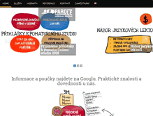 Tablet Screenshot of parole.cz